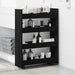 Trolley pentru Depozitare Îngust Stejar Negru 60 x 20 x 82 cm - WALTI WALTI