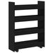 Trolley pentru Depozitare Îngust Stejar Negru 60 x 20 x 82 cm - WALTI WALTI