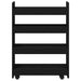 Trolley pentru Depozitare Îngust Stejar Negru 60 x 20 x 82 cm - WALTI WALTI