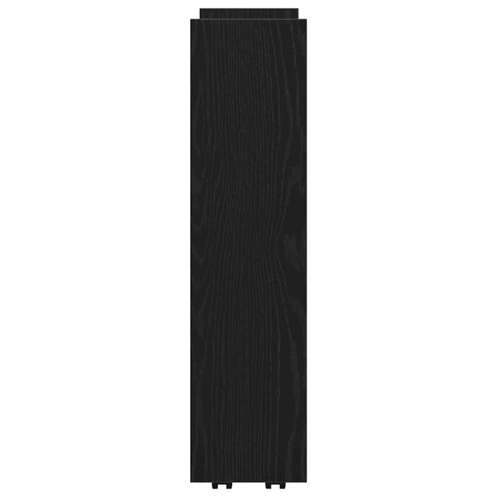 Trolley pentru Depozitare Îngust Stejar Negru 60 x 20 x 82 cm - WALTI WALTI