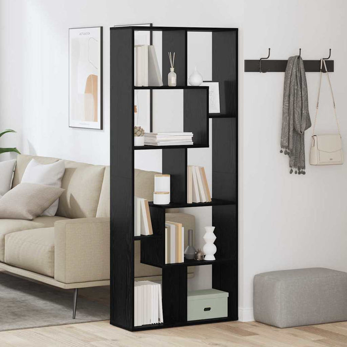 Dulap pentru cărți Stejar Negru 67 x 25 x 162 cm Lemn compozit - WALTI WALTI