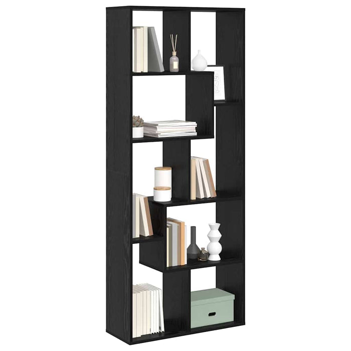 Dulap pentru cărți Stejar Negru 67 x 25 x 162 cm Lemn compozit - WALTI WALTI