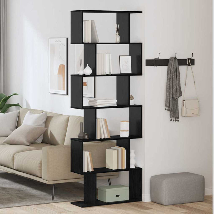 Dulap pentru cărți Negru 70 x 24 x 193.5 cm Lemn compozit - WALTI WALTI