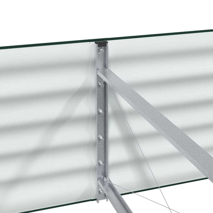 Strat înălțat de grădină Verde 320 x 80 x 44 cm Oțel - WALTI WALTI