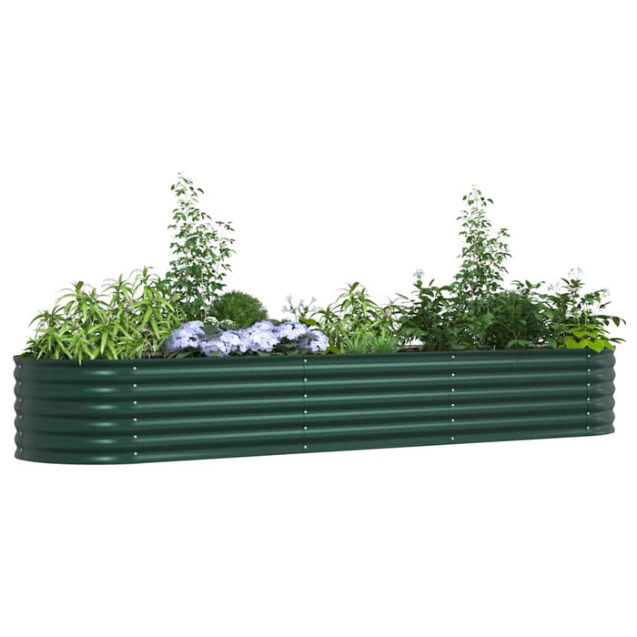Strat înălțat de grădină Verde 320 x 80 x 44 cm Oțel - WALTI WALTI