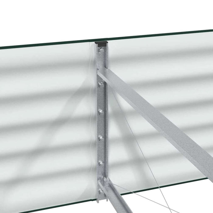 Strat înălțat de grădină Verde 240 x 80 x 44 cm Oțel - WALTI WALTI