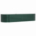 Strat înălțat de grădină Verde 240 x 80 x 44 cm Oțel - WALTI WALTI