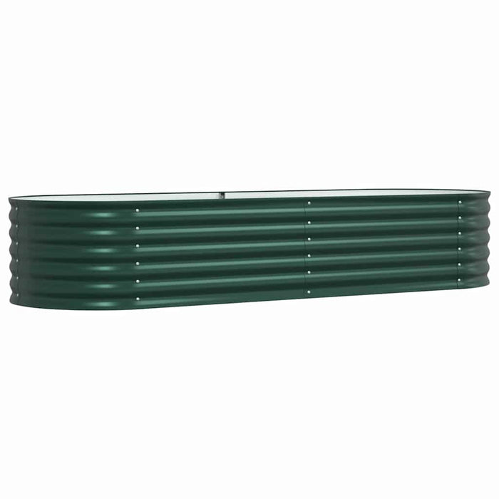 Strat înălțat de grădină Verde 240 x 80 x 44 cm Oțel - WALTI WALTI