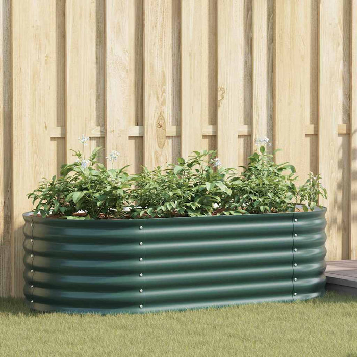 Strat înălțat de grădină Verde 160 x 80 x 44 cm Oțel - WALTI WALTI