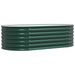 Strat înălțat de grădină Verde 160 x 80 x 44 cm Oțel - WALTI WALTI