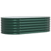 Strat înălțat de grădină Verde 160 x 80 x 44 cm Oțel - WALTI WALTI