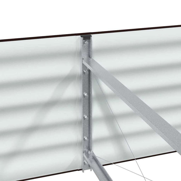 Strat înălțat de grădină Maro 320 x 80 x 44 cm Oțel - WALTI WALTI
