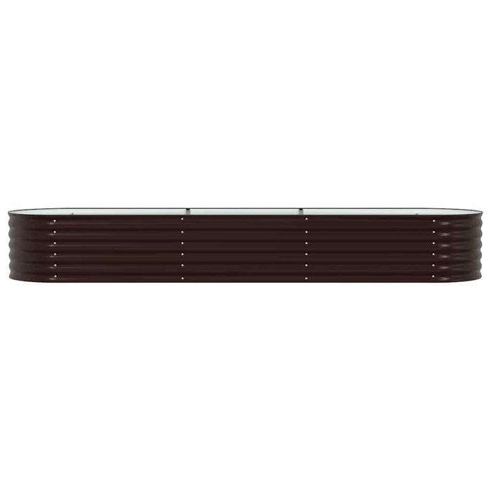 Strat înălțat de grădină Maro 320 x 80 x 44 cm Oțel - WALTI WALTI
