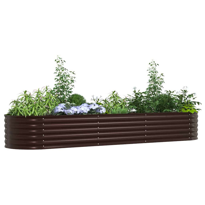 Strat înălțat de grădină Maro 320 x 80 x 44 cm Oțel - WALTI WALTI