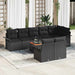 Set de canapele pentru grădină 9 pcs Negru Rattan poli - WALTI WALTI