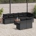 Set de canapele pentru grădină 9 pcs Negru Rattan poli - WALTI WALTI