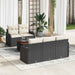 Set de canapele pentru grădină 6 pcs Negru Rattan poli - WALTI WALTI