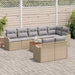Set de canapele pentru grădină 9 pcs Bej Rattan poli - WALTI WALTI