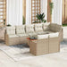 Set de canapele pentru grădină 9 pcs Bej Rattan poli - WALTI WALTI