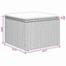 Set de canapele pentru grădină cu pernă 5 pcs Negru poliratan - WALTI WALTI
