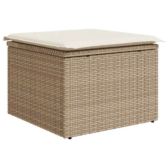 Set de canapele pentru grădină cu pernă 6 pcs Bej Rattan poli - WALTI WALTI
