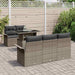 Set de canapele pentru grădină cu pernă 6 pcs Gri Rattan poli - WALTI WALTI