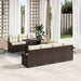 Set de canapele pentru grădină cu pernă 8 pcs Maro Rattan poli - WALTI WALTI