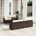 Set de canapele pentru grădină cu pernă 8 pcs Maro Rattan poli - WALTI WALTI