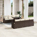 Set de canapele pentru grădină cu pernă 7 pcs Maro Rattan poli - WALTI WALTI