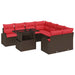 Set de canapele pentru grădină 9 pcs Maro poliratan - WALTI WALTI