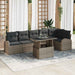 Set de canapele pentru grădină 7 pcs Gri 100 x 55 x 73 cm - WALTI WALTI