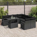 Set de canapele pentru grădină 9 pcs Negru 100 x 55 x 73 cm - WALTI WALTI