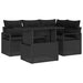 Set de canapele pentru grădină 5 pcs Negru 100 x 55 x 73 cm - WALTI WALTI