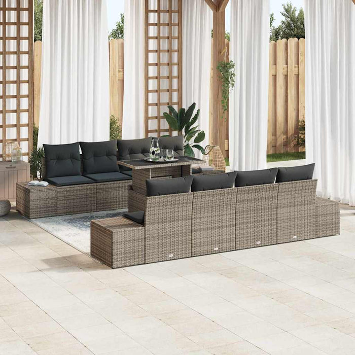 Set de canapele pentru grădină 7 pcs Gri 100 x 55 x 73 cm - WALTI WALTI