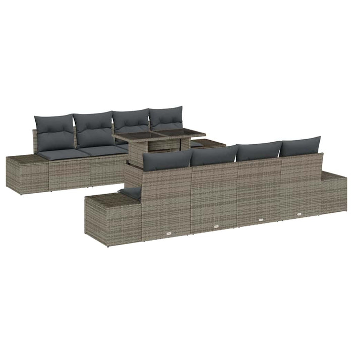 Set de canapele pentru grădină 7 pcs Gri 100 x 55 x 73 cm - WALTI WALTI