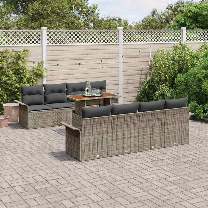 Set de canapele pentru grădină 7 pcs Gri 100 x 55 x 73 cm - WALTI WALTI