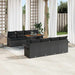 Set de canapele pentru grădină 7 pcs Negru 100 x 55 x 73 cm - WALTI WALTI
