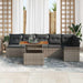 Set de canapele pentru grădină 7 pcs Gri 100 x 55 x 73 cm - WALTI WALTI