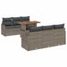 Set de canapele pentru grădină 7 pcs Gri 100 x 55 x 73 cm - WALTI WALTI