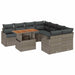 Set de canapele pentru grădină 7 pcs Gri 100 x 55 x 73 cm - WALTI WALTI