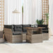 Set de canapele pentru grădină 7 pcs Gri 100 x 55 x 73 cm - WALTI WALTI