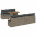 Set de canapele pentru grădină 8 pcs Gri 100 x 55 x 73 cm - WALTI WALTI