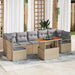Set de canapele pentru grădină 8 pcs Bej, Gri 100 x 55 x 73 cm - WALTI WALTI