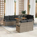 Set de canapele pentru grădină 9 pcs Gri 100 x 55 x 73 cm - WALTI WALTI