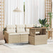 Set de canapele pentru grădină 5 pcs Bej Rattan poli - WALTI WALTI