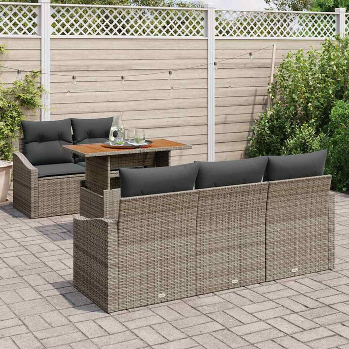Set de masă pentru grădină Manual Gri și Brown 100 x 55 x 73 cm - WALTI WALTI