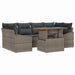 Set de masă pentru grădină Manual Gri și Brown 100 x 55 x 73 cm - WALTI WALTI
