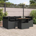 Set de masă pentru grădină Negru și Maro 100 x 55 x 73 cm - WALTI WALTI