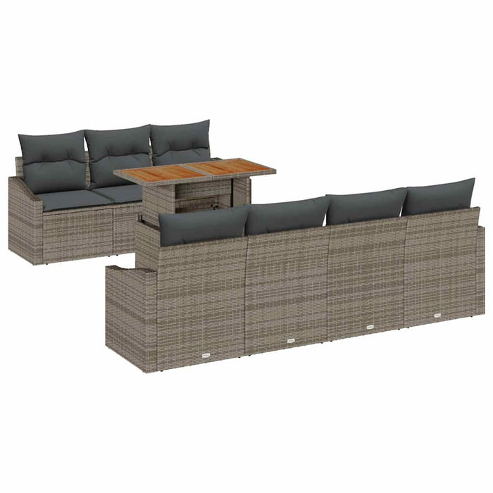 Set de masă pentru grădină Manual Gri și Brown 100 x 55 x 73 cm - WALTI WALTI