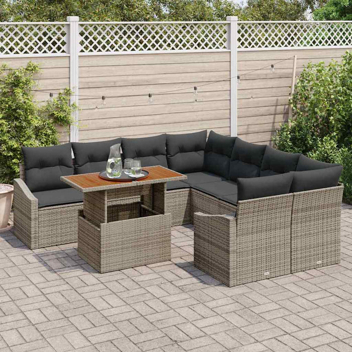 Set de masă pentru grădină Manual Gri și Brown 100 x 55 x 73 cm - WALTI WALTI